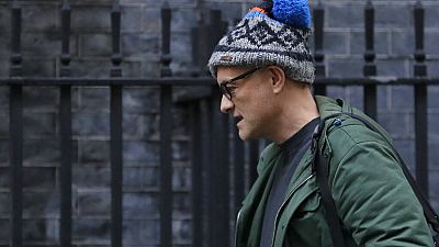 Dominic Cummings, Chief Adviser to Britain's Prime Minister Boris Johnson, arrives in Downing Street in London,