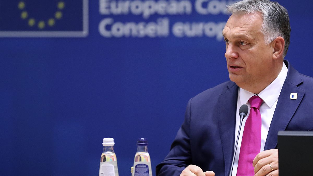 Премьер-министр Венгрии Виктор Орбан на саммите ЕС в октябре