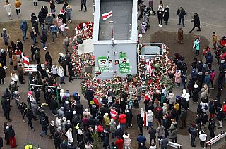 Ruas de Minsk de luto por mais um manifestante morto