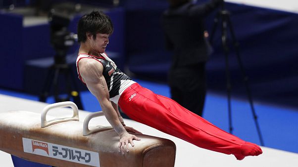 Tokyo'da düzenlenen olimpiyatların provası niteliğindeki spor turnuvasından bir kare. Tokyo'da düzenlenen olimpiyatların provası niteliğindeki spor turnuvasından bir kare.