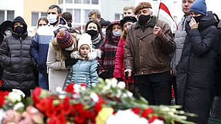 Trauer in Minsk nach dem Tod von Raman Bandarenka