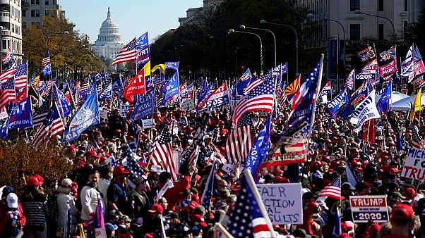 تظاهرات حامیان ترامپ در واشنگتن 