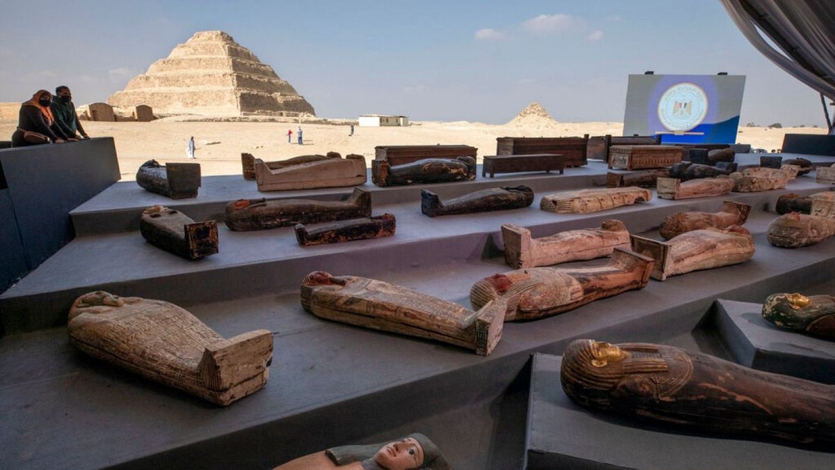 تابوت‌های باستانی کشف‌شده در مصر