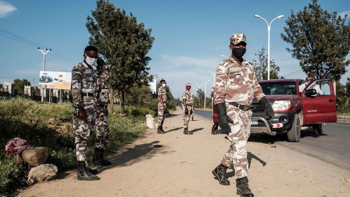 Etiyopya'da askeri polis
