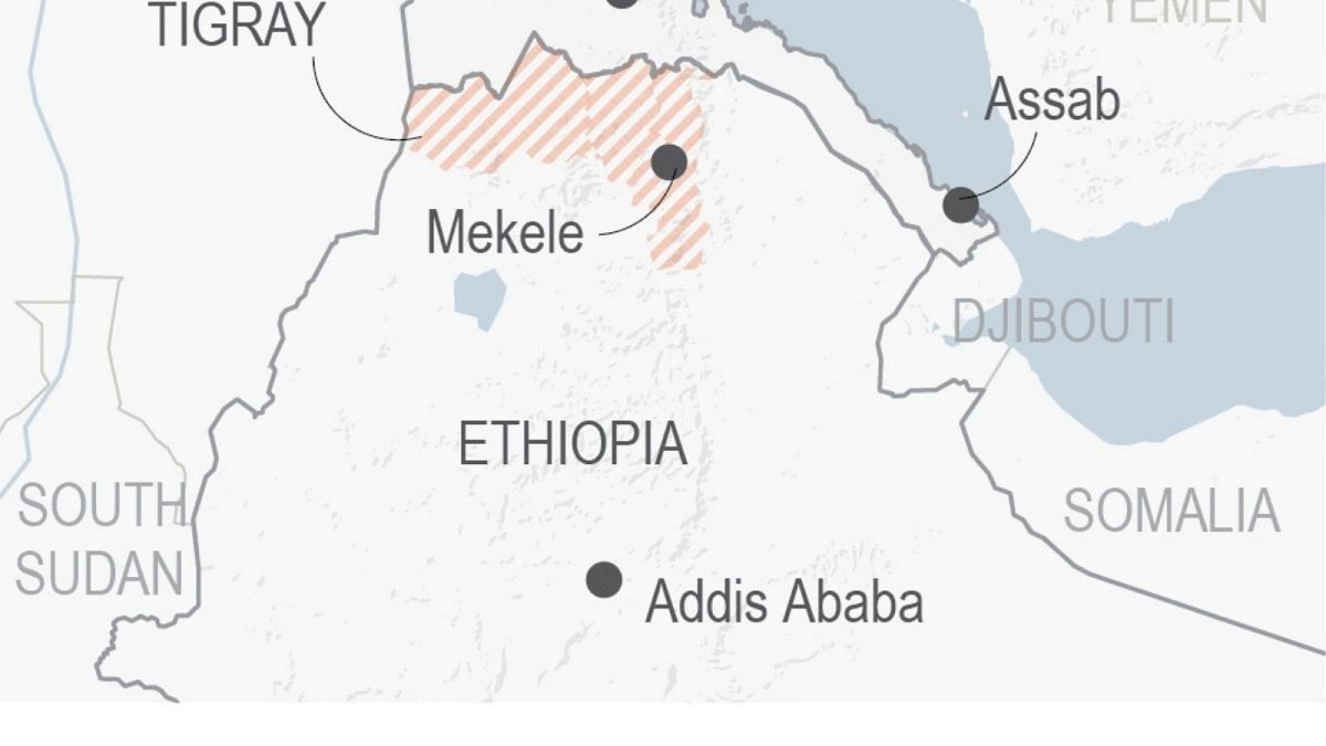 نقشه اتیوپی