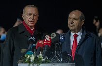 Cumhurbaşkanı Erdoğan ve mevkidaşı Tatar