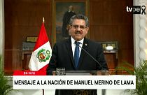 Le président par intérim du Pérou Manuel Merino annonce sa démission