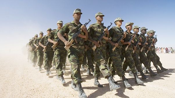 جنود تابعون لجبهة البوليساريو جنود تابعون لجبهة البوليساريو