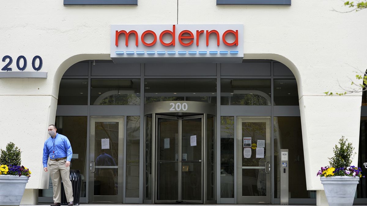 Archives : le siège de Moderna à Cambridge, Massachusetts, le 18 mai 2020