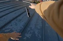 Perseguir um telemóvel nos telhados de Hamburgo
