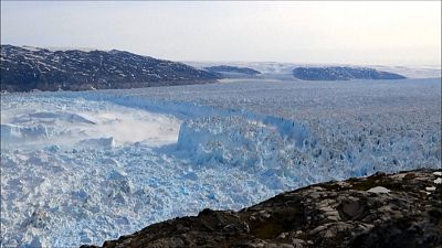 The three largest glaciers in Greenland