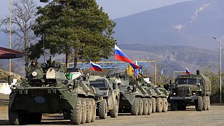 Tropas russas montam guarda em Nagorno-Karabakh