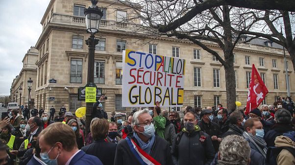 Manifestation à Paris contre la loi sur la sécurité globale Manifestation à Paris contre la loi sur la sécurité globale