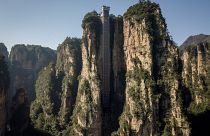 Vue sur "Avatar" : en Chine, dans le plus haut ascenseur extérieur du monde