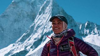 Nadhira al Harthy, the first Omani woman to climb Mount Everest