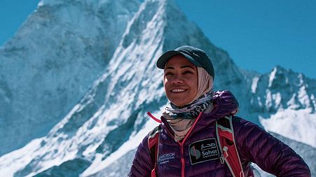 Nadhira al Harthy, the first Omani woman to climb Mount Everest