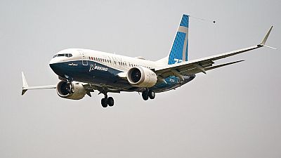 Boeing 737 Max jet, piloted by Federal Aviation Administration Chief Steve Dickson