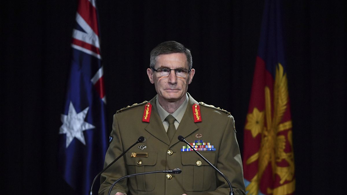 Chief of the Australian Defence Force Gen. Angus Campbell in Canberra, on Nov. 19, 2020. 