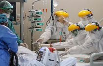 Türkiye'de bir hastane çalışanları