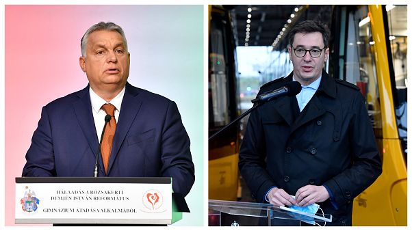 Orbán Viktor és Karácsony Gergely Orbán Viktor és Karácsony Gergely