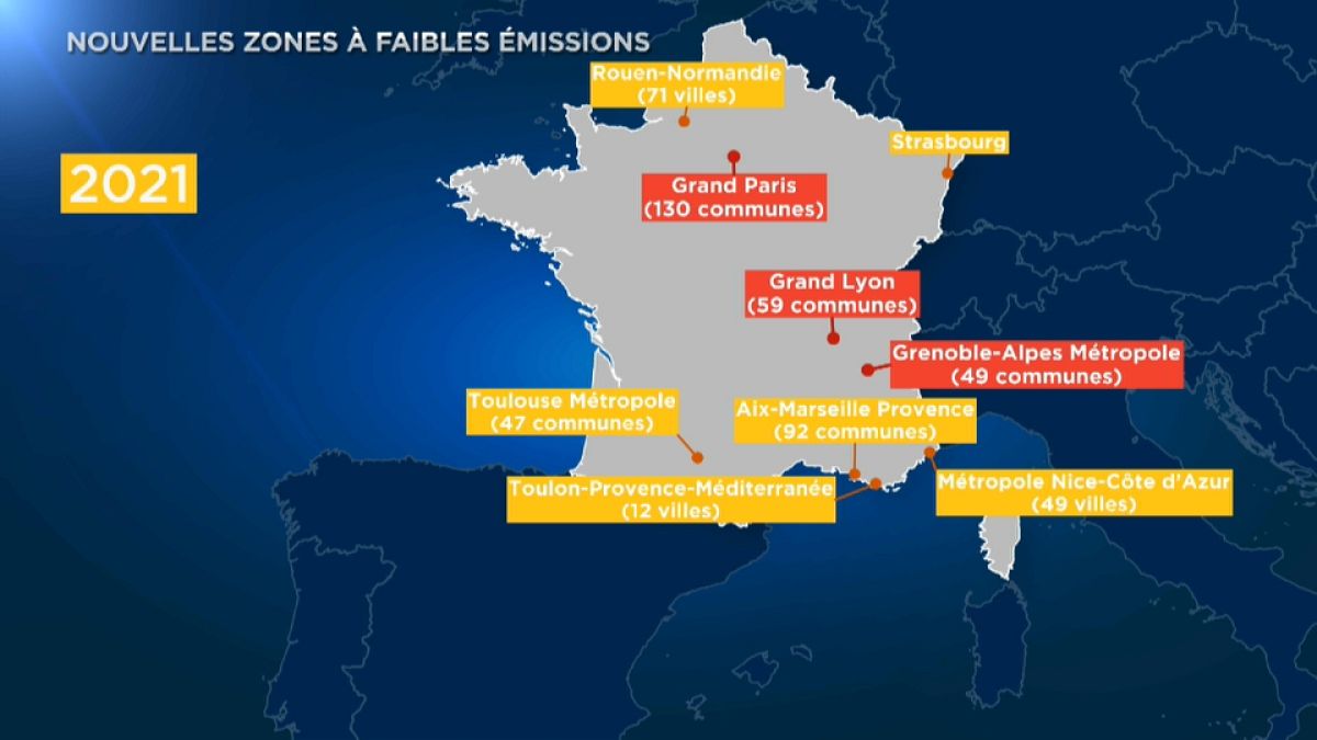 Pollution en France : des restrictions de circulation dans toutes les ...