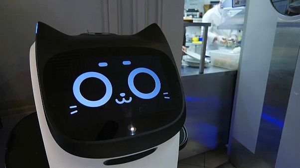 Un café de Moscou se dote d'un "serveur-robot" Un café de Moscou se dote d'un "serveur-robot"