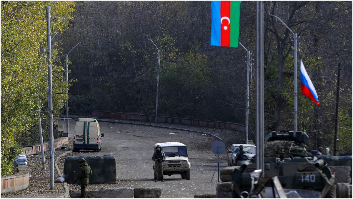 نقطة تفتيش تابعة للجيش الأذري