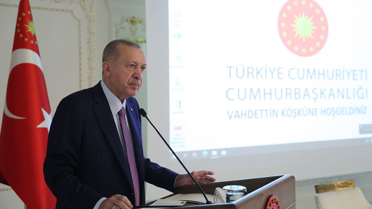 Cumhurbaşkanı Recep Tayyip Erdoğan, Türkiye İhracatçılar Meclisi heyetini kabulde bir konuşma yaptı.