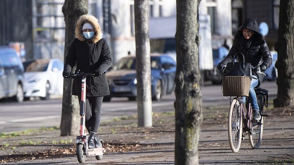 Straßenszene in Stockholm an diesem Freitag (20.11.20) Straßenszene in Stockholm an diesem Freitag (20.11.20)