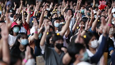 School students lead third pro-democracy rally in a week in Bangkok