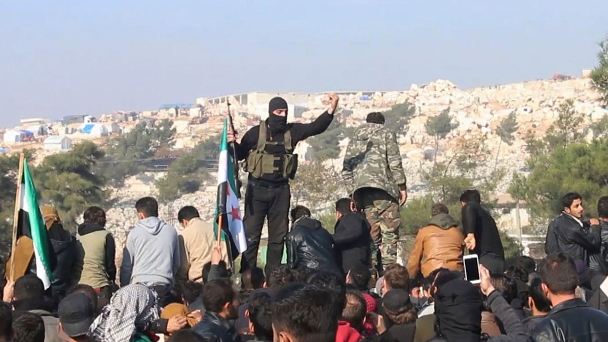 القوات المسيطرة على مناطق في إدلب