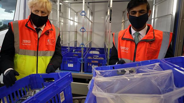 İngiltere Başbakanı Boris Johnson ve Maliye Bakanı Rishi Sunak İngiltere Başbakanı Boris Johnson ve Maliye Bakanı Rishi Sunak