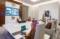 Detalle de la cumbre virtual del G20 presidida por Arabia Saudí