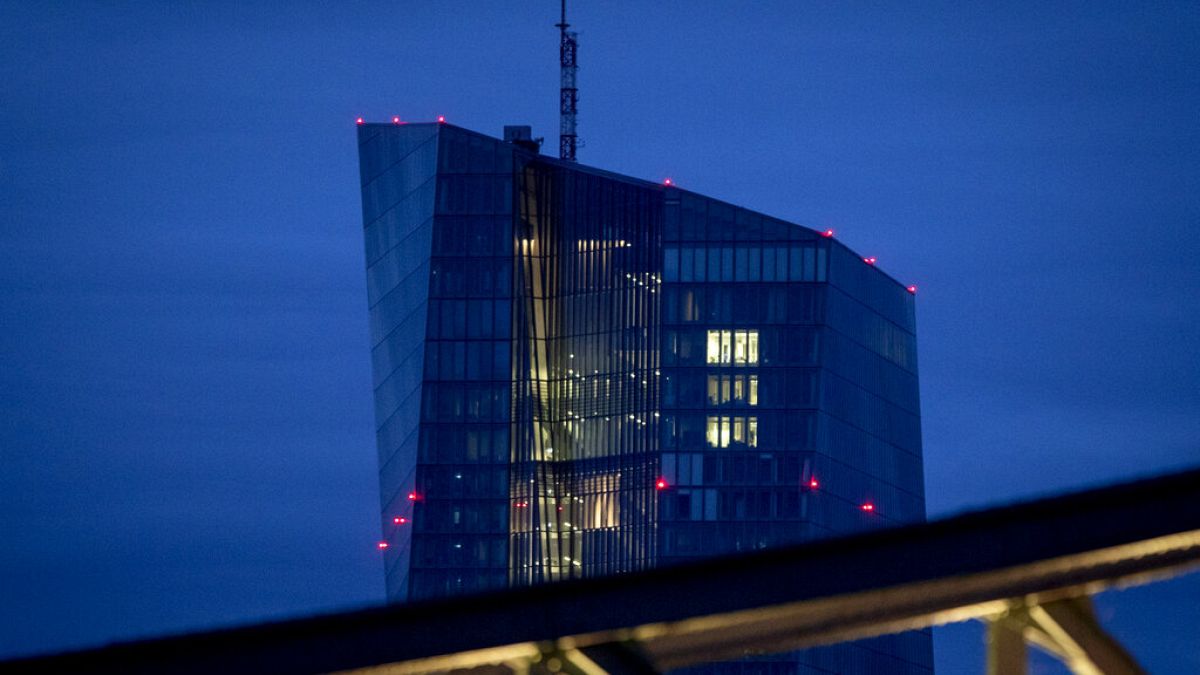 The European Central Bank is seen in Frankfurt, Germany