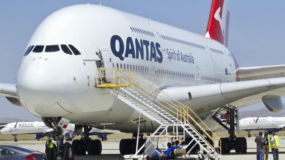 Самолет Qantas, иллюстрационное фото