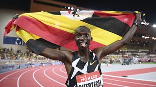 Ugandan long distance runner Joshua Cheptegei in the final list of male athlete of the year award