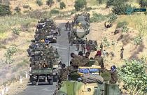 Tigray yakınlarında konuşlanan Etiyopya ordu birlikleri