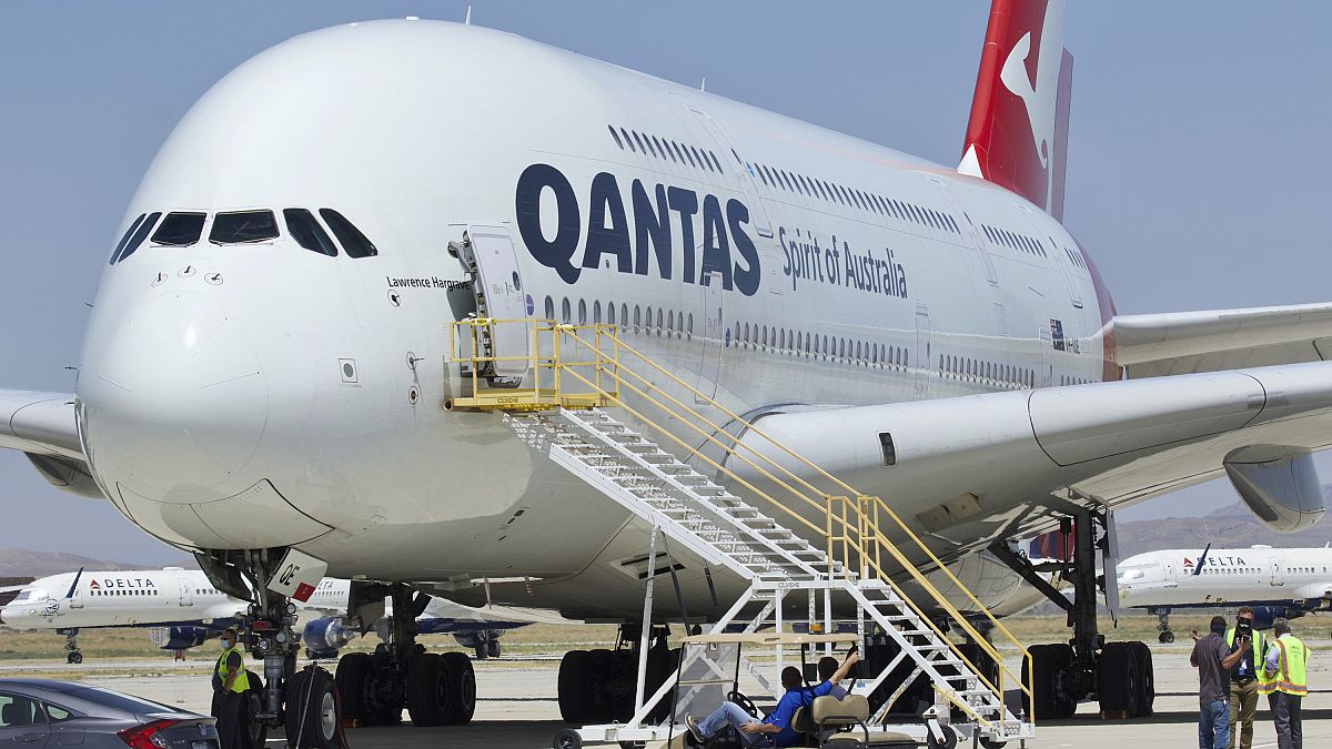 هواپیمایی متعلق به خطوط هوایی کانتاس استرالیا