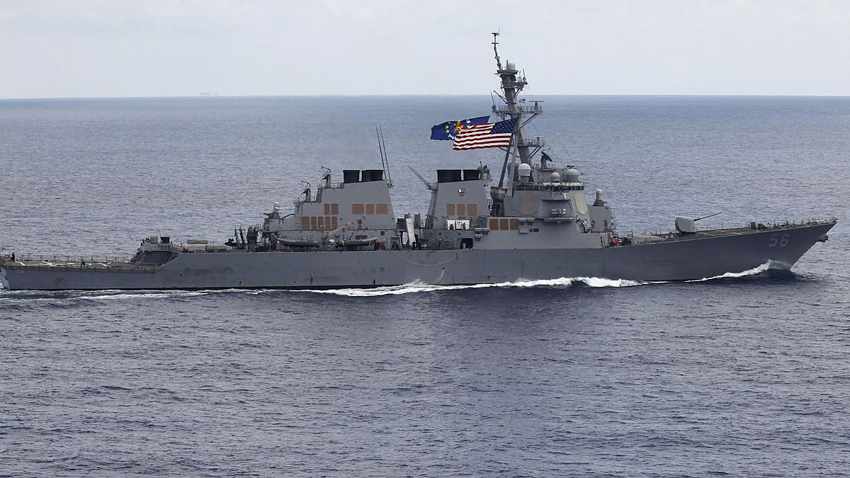 USS John S. McCain (DDG-56) destroyer pictured off the coast of Vietnam in 2011.