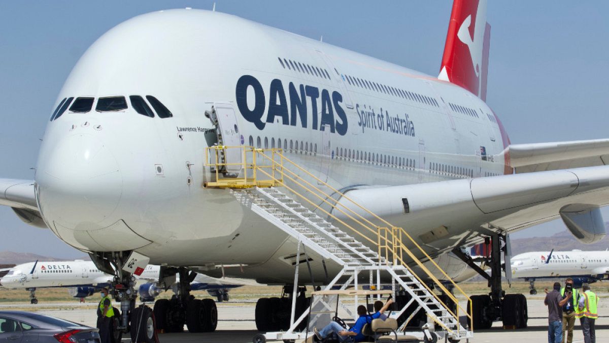 Un velivolo della compagnia aerea Qantas