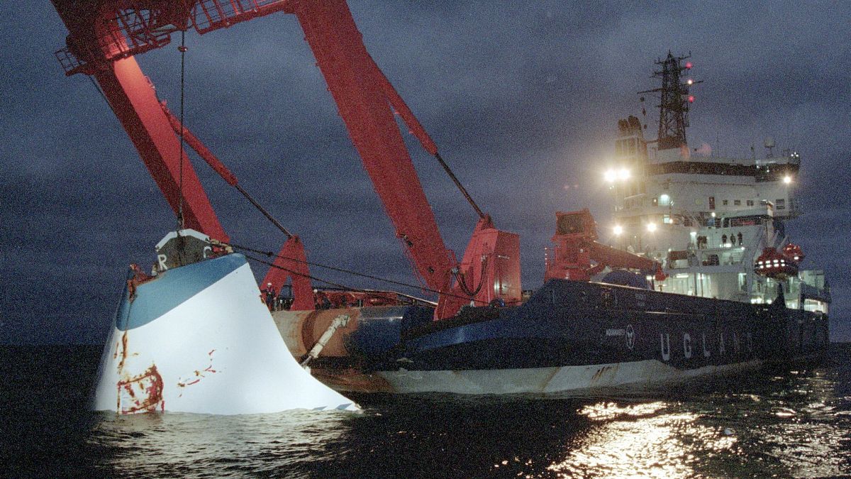 852 died when the MS Estonia sank in a storm in the Baltic Sea in September 1994.