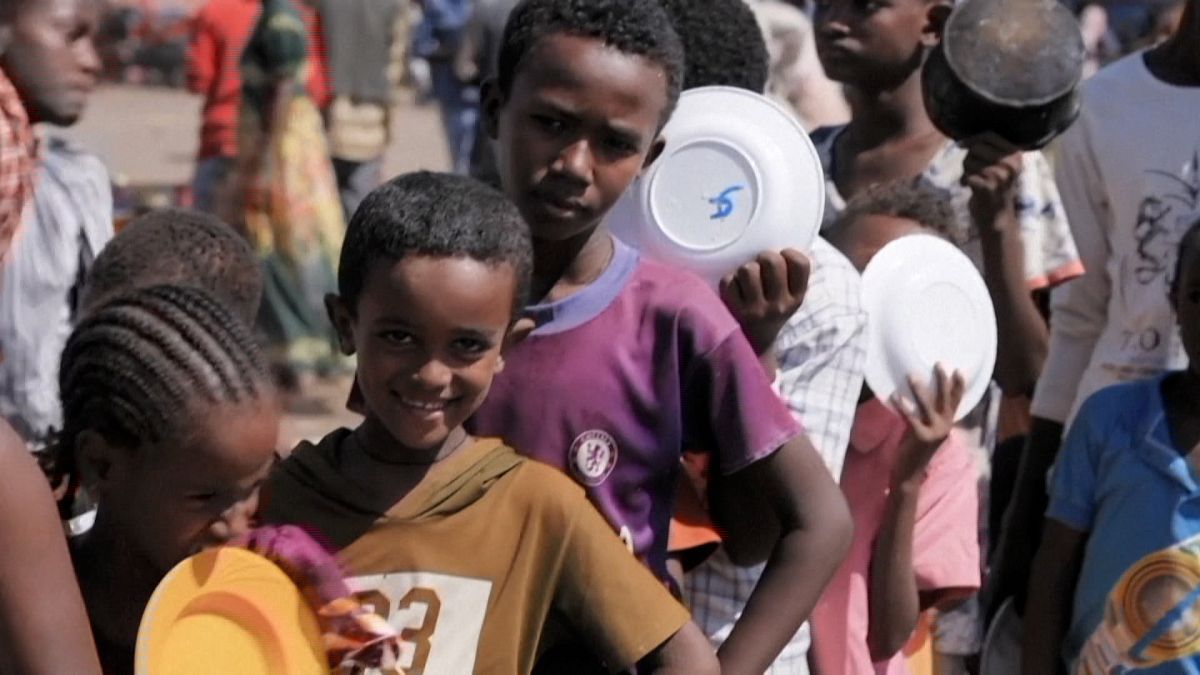 Etíopes fogem da guerra