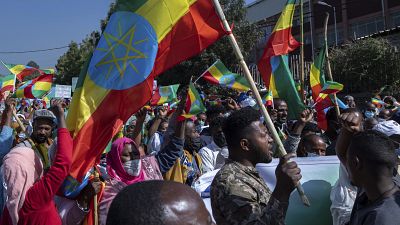 Манифестация в Аддис-Абебе