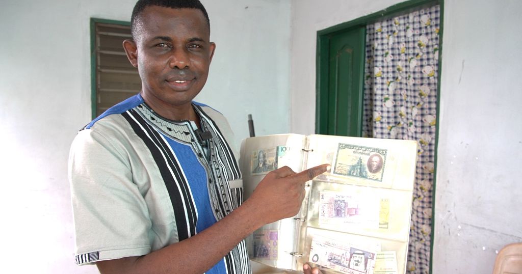 'It's an old passion': A Togolese currency collector's trove of coins and notes