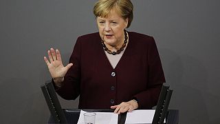 Angela Merkel announced that Germany's restrictions will be extended until early January.