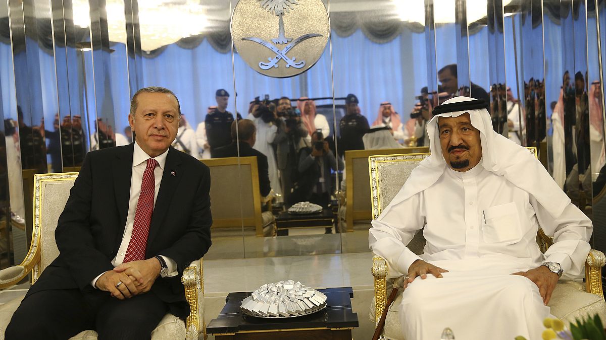 Cumhurbaşkanı Recep Tayyip Erdoğan ve Suudi Arabistan Kralı Selman