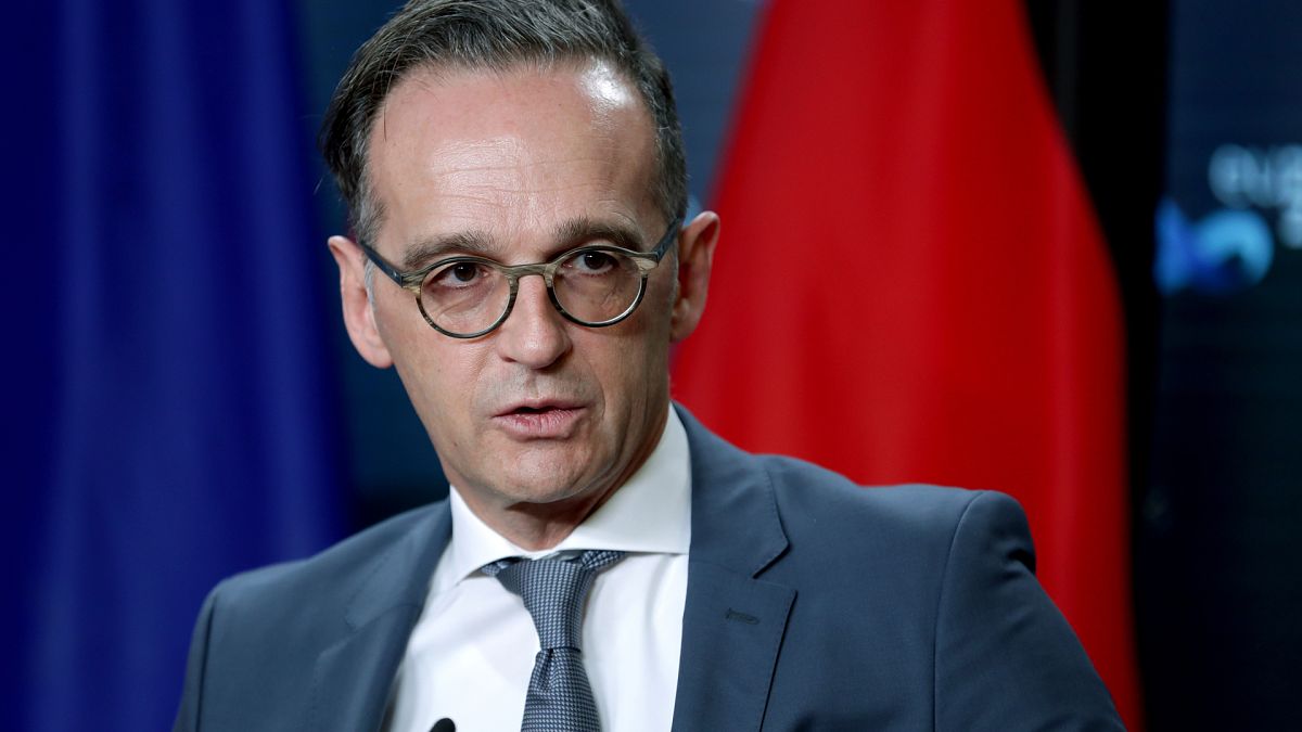 In this Monday, Oct. 26, 2020 file photo German Foreign Minister Heiko Maas