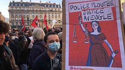 Protest in Lyon