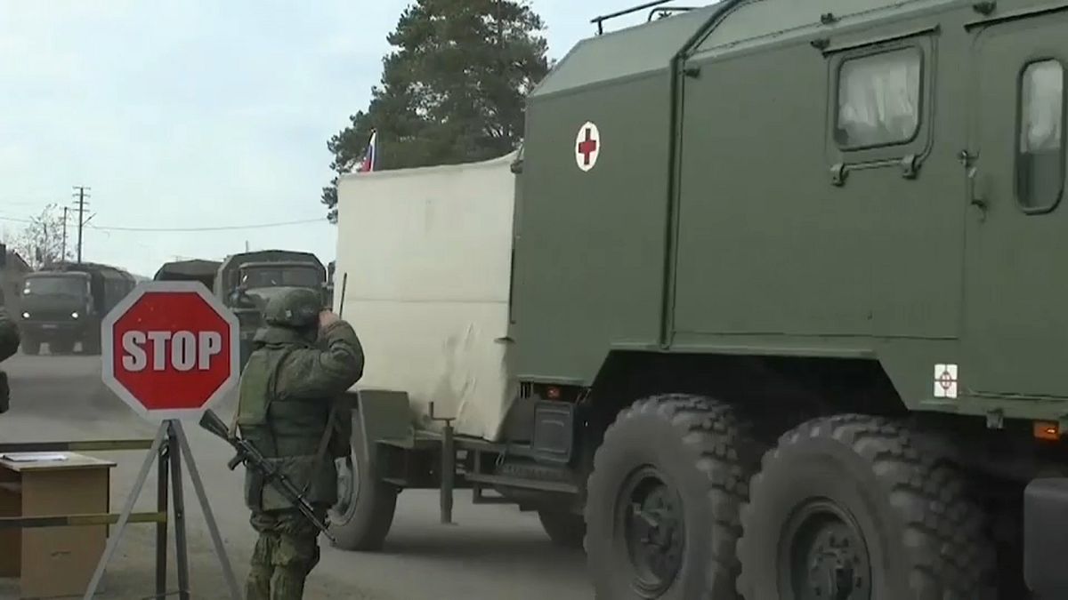 Российские военные медики прибыли в Нагорный Карабах. 