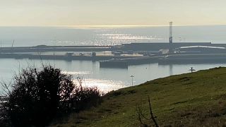 View of the Channel from Calais